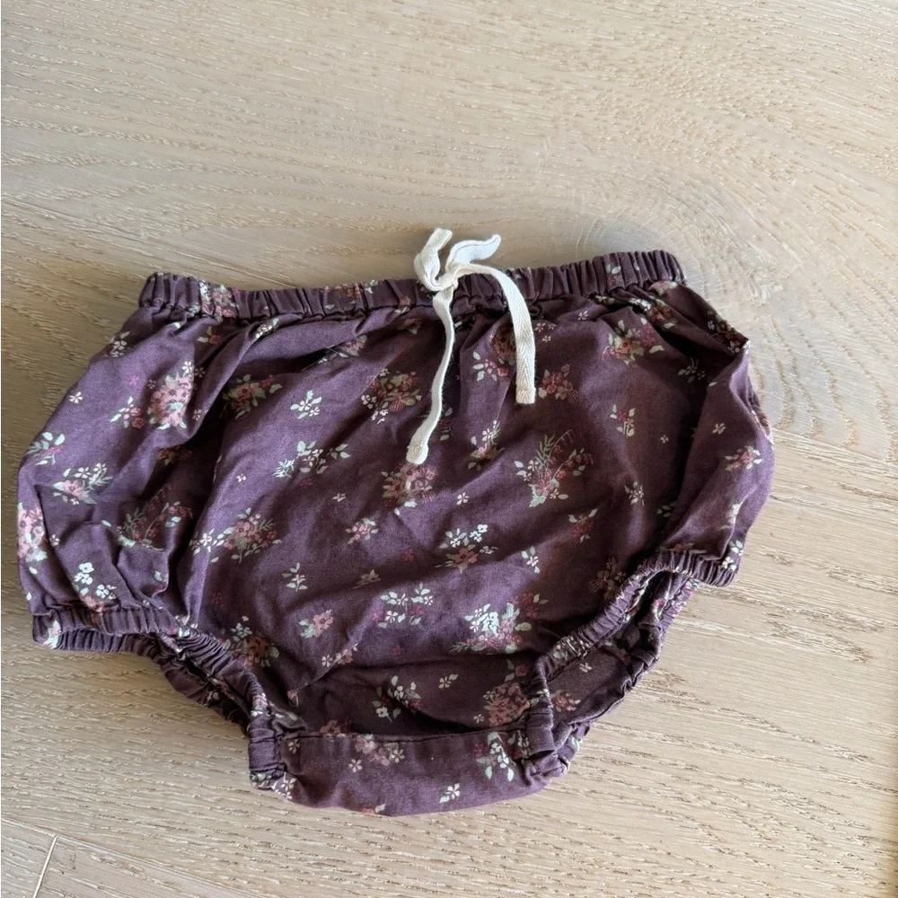 Jamie Kay Floral Diaper Cover - Plum